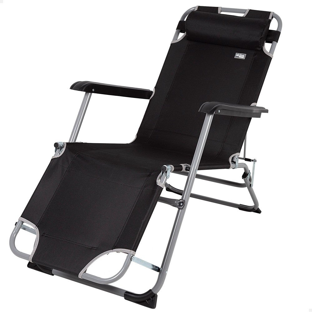 Cojín Para Silla De Jardín Con Respaldo Alto Nils Color Topo - Aprox