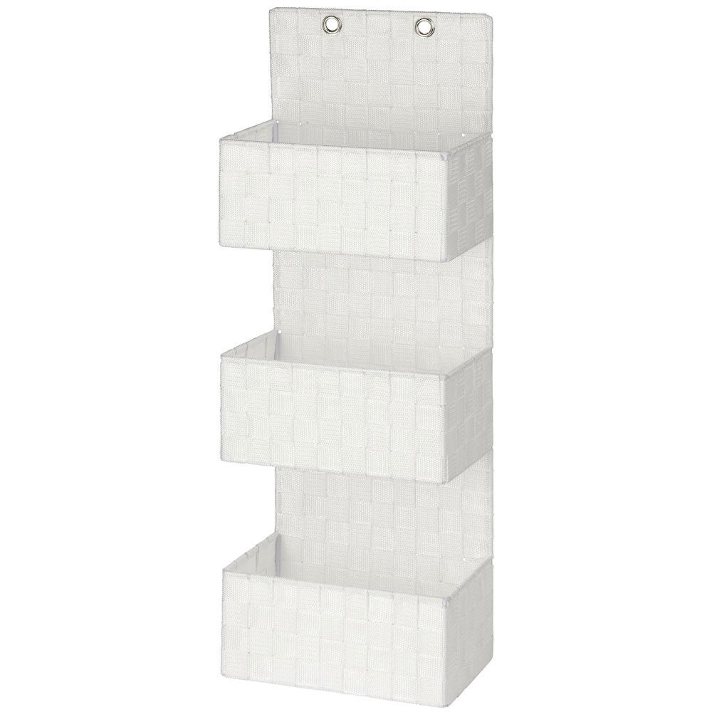 6 Contenitori Appendibili MUXHEL Per Rifiuti O Organizzazione – Bianco, In Plastica, Per Ante Fino A 2,4 Cm - 4