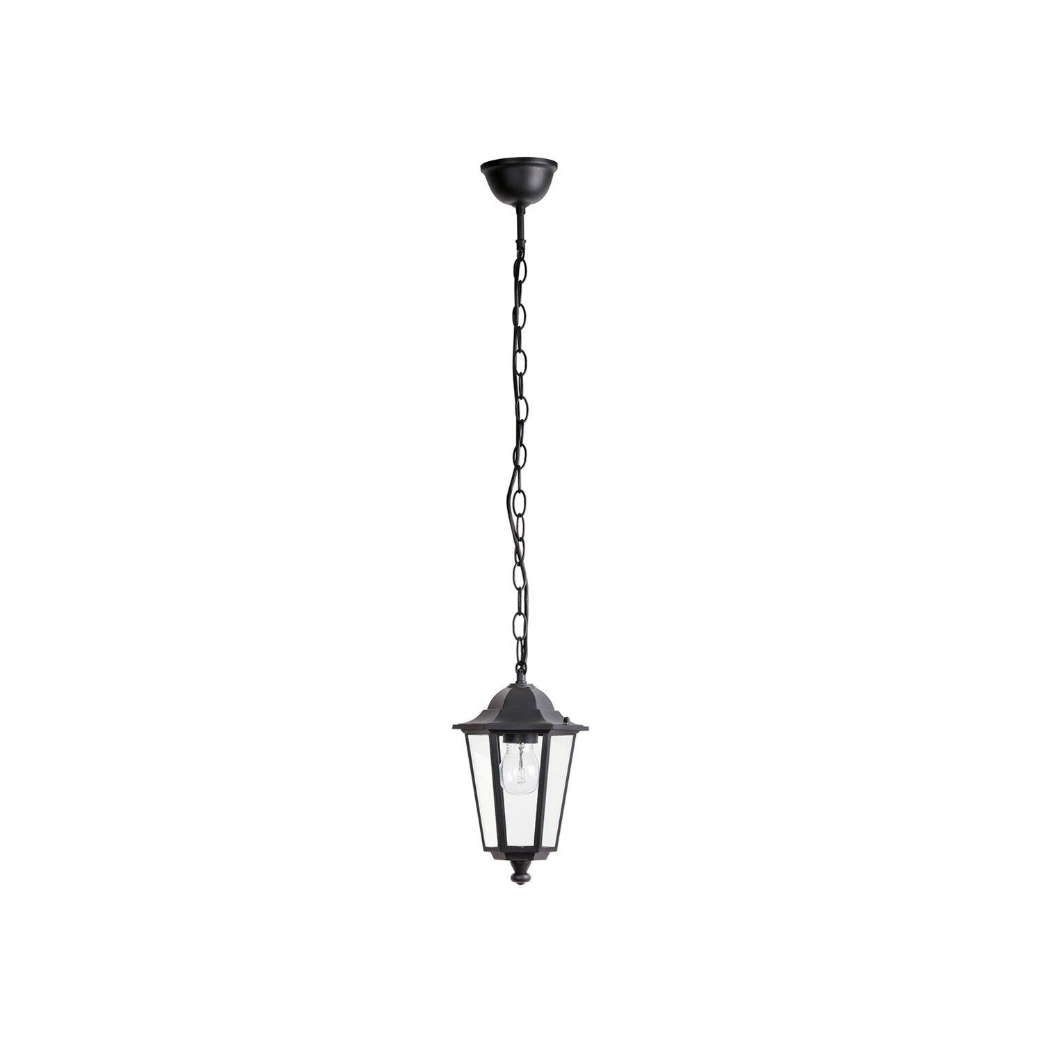 Lampa sufitowa zewnętrzna Velence czarna 1xE27x60W wym:31x21x21cm IP43 Rabalux