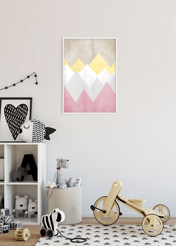 Poster d'art de Komar - Sunrise Mountain Spring - Taille: 40 x 50 cm - 5