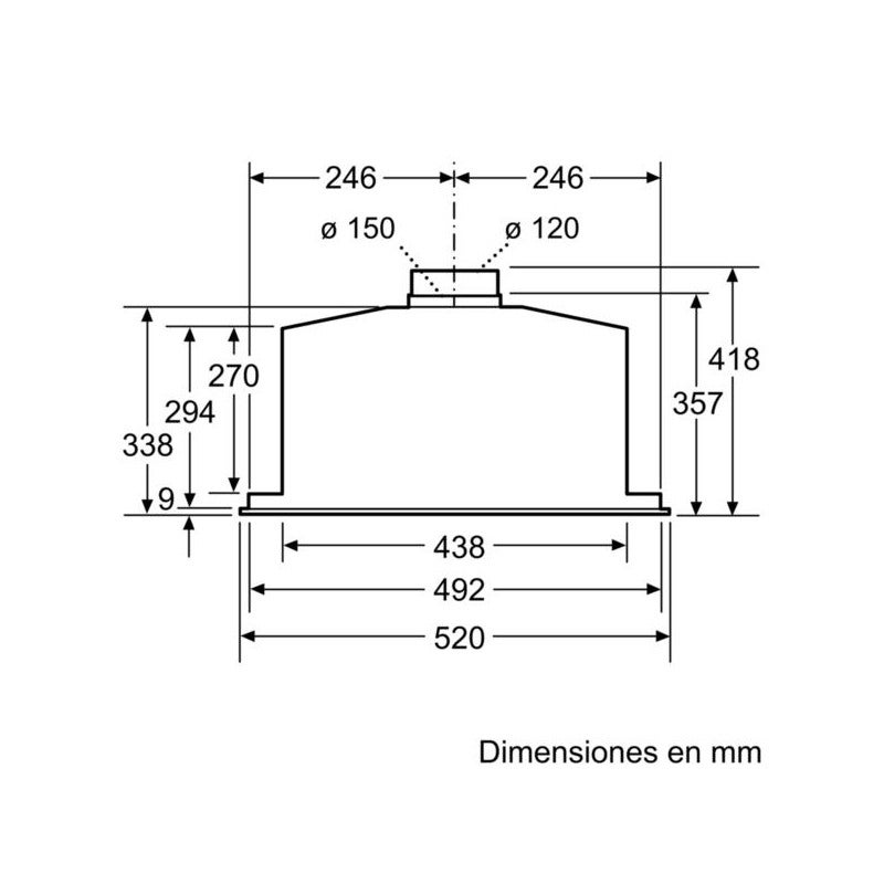 Hotte Standard Balay 3bf267ex 690 M³/h 65 Db 252w Acier Inoxydable - 3