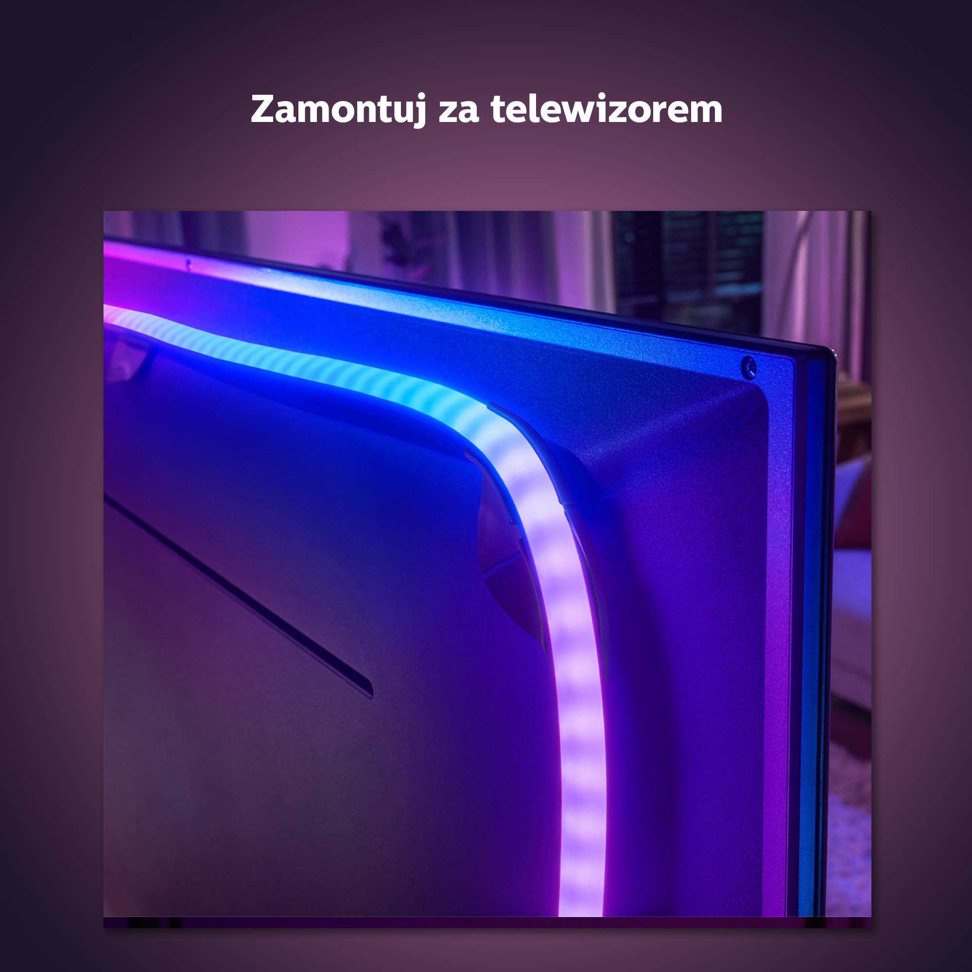 Ruban LED PHILIPS HUE W&C Lightstrip Play Gradient TV 55'' - 9