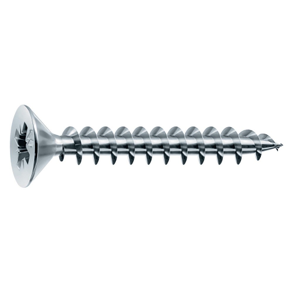 Vis panelvit tf empreinte pz3 zinguée blanc - Boîte : 300 - Longueur : 100 mm - MUSTAD - 4