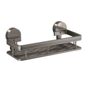 IPEGTOP Lot De 2 Étagères Murales à Ventouse - Acier Inoxydable Robuste Pour Salle De Bain, Rangement Pratique Shampoing & Gel Douche