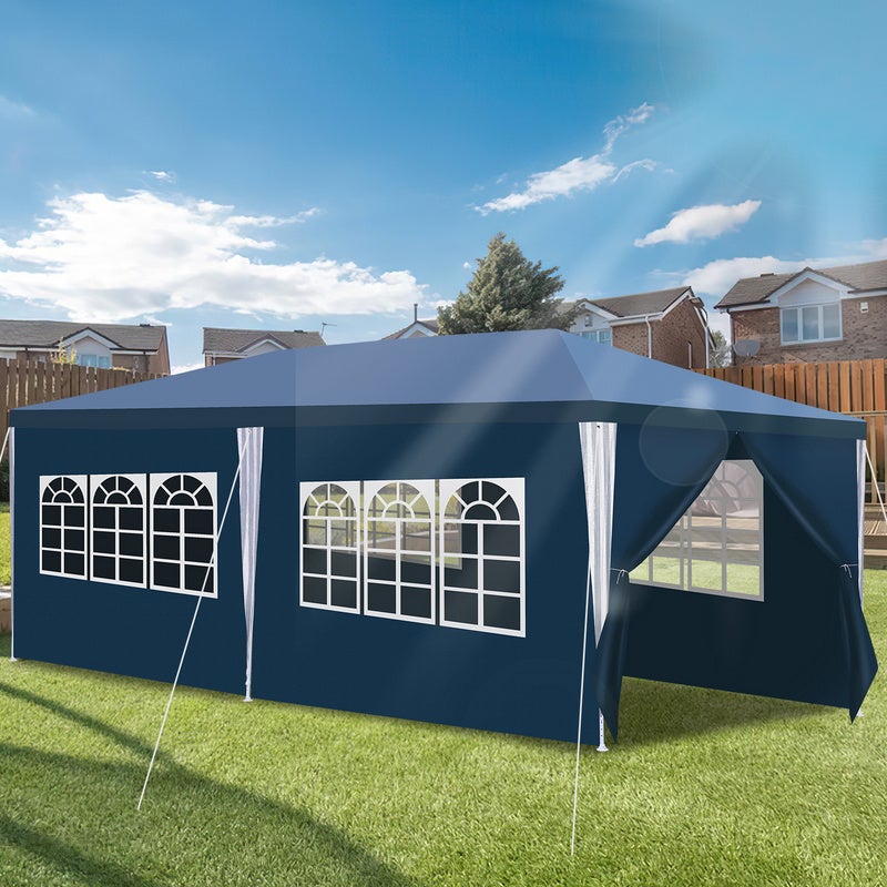 Pavillon 3x3 étanche à l'eau Tente de réception Stable Bâche