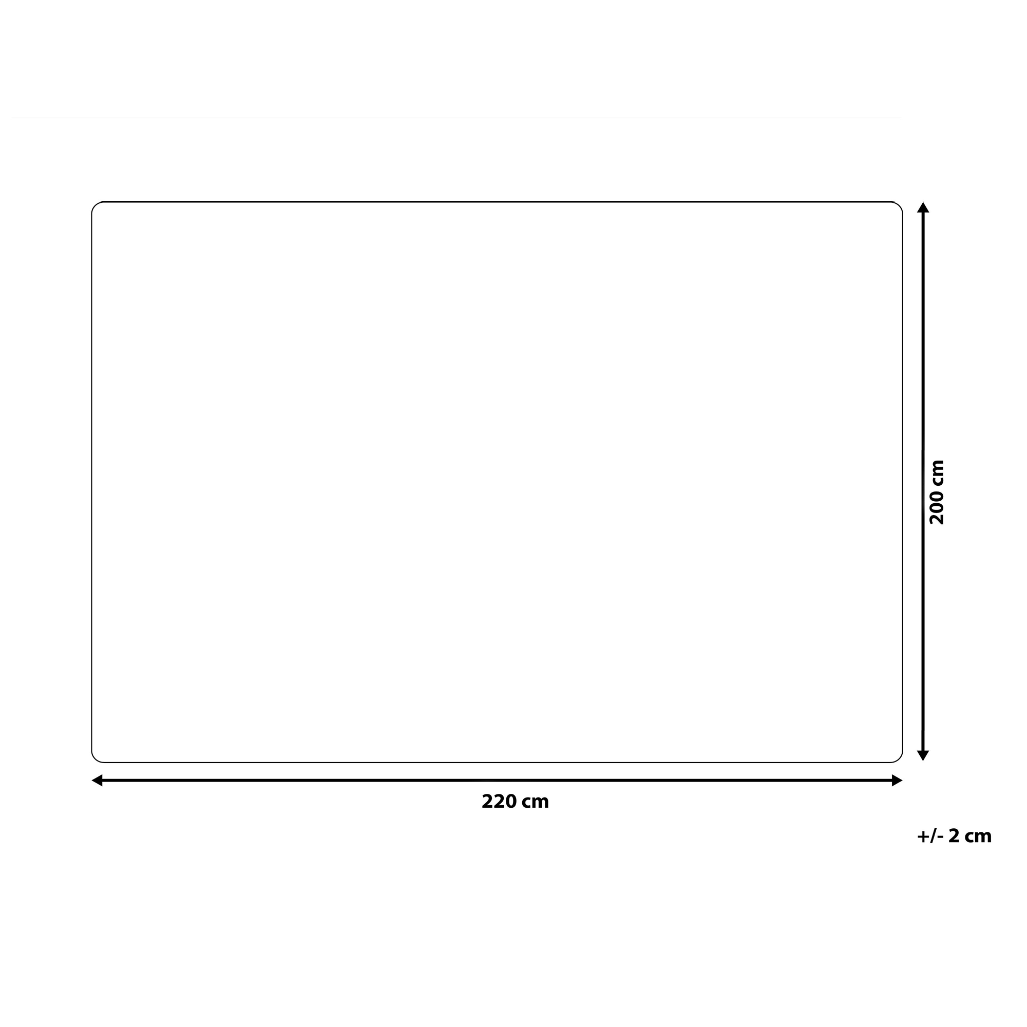 Coperta REKA 200 x 220 cm Rosso - 3