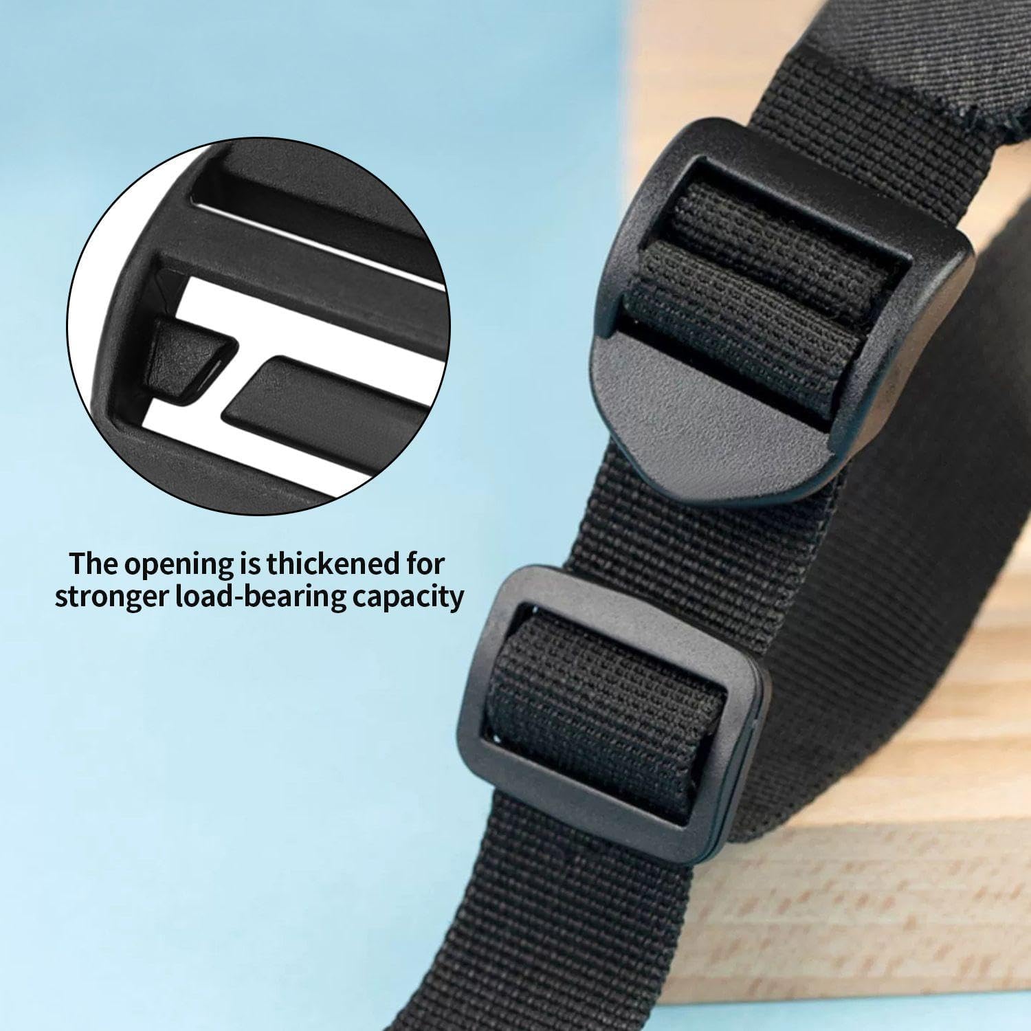 Set di accessori per zaino in 4 pezzi: chiusure e fibbie di ricambio per lo zaino e dispositivi di sicurezza. - 3
