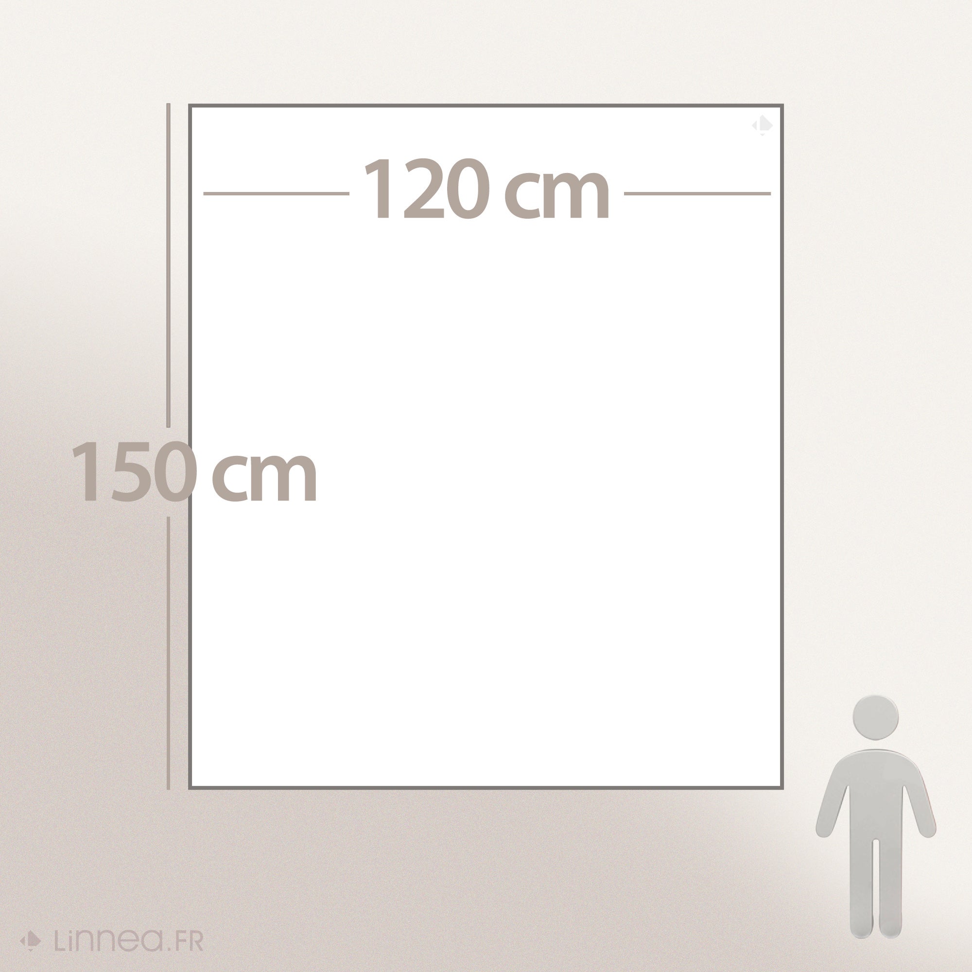 Plaid en fausse fourrure collection SAMUEL 120x150 cm à rayures gris - 4