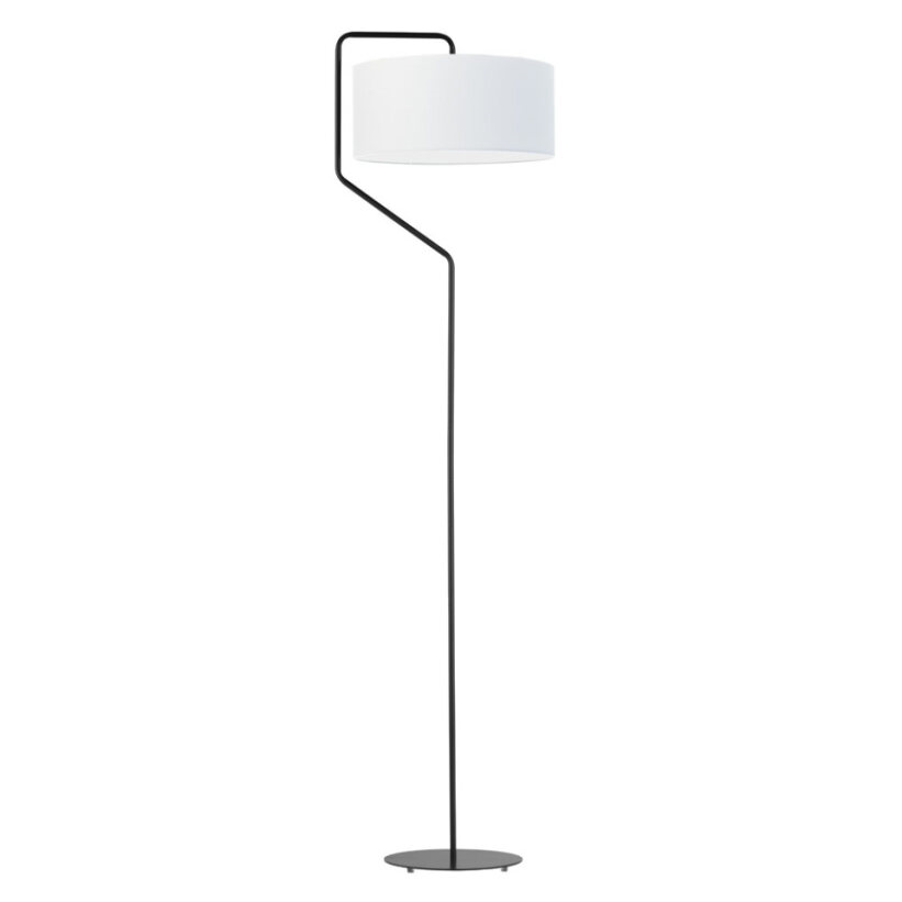 Lampa stojąca podłogowa z abażurem walec MARK