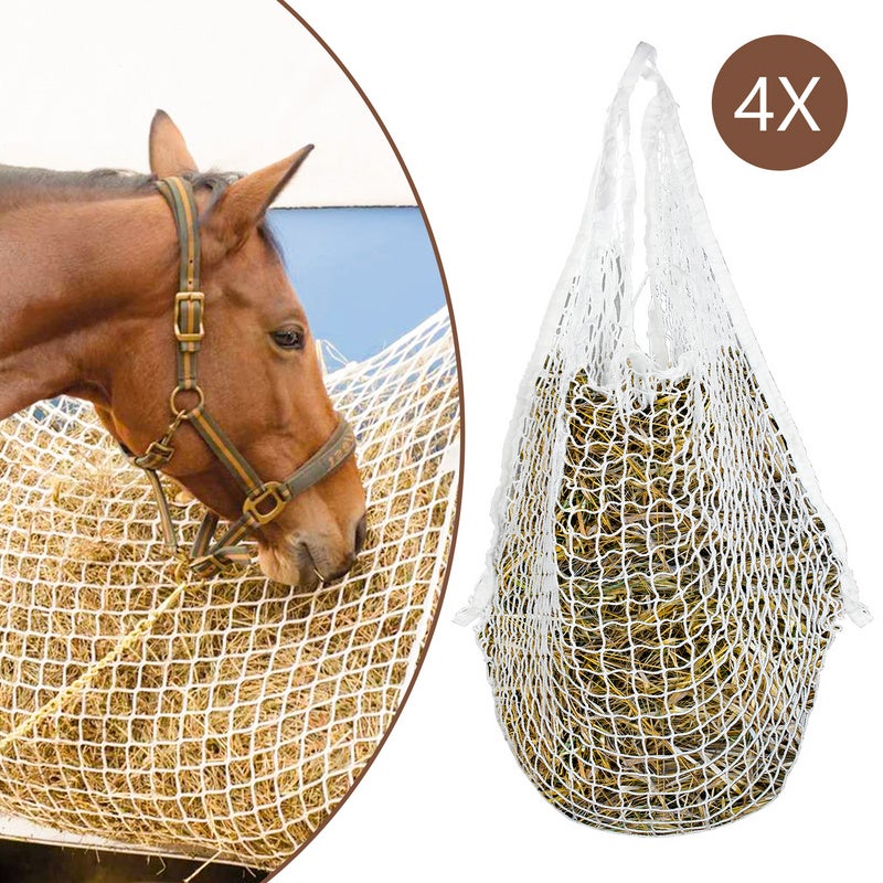 SAC DE FOIN Pour Chevaux à Alimentation Lente, Sac De Fourrage équestre, Filet EUR 21,49