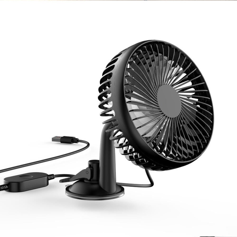(type ventouse)Ventilateur à ventouse pour voiture 12 V 24 V avec alimentation USB, silencieux et efficace - 4