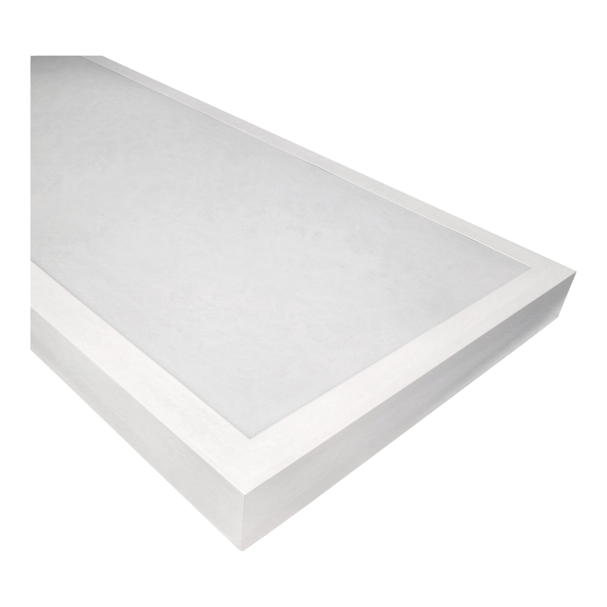 Jandei 8x Panneau LED de surface rétroéclairé 120x30 cm, puissance 60W 5000Lm, blanc froid 6000K, cadre blanc, pilote inclus - 5