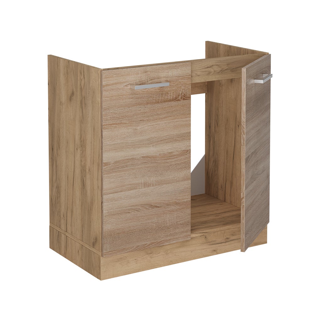 Vicco Meuble bas sous-évier R-Line, Sonoma, 80cm sans PT - 4