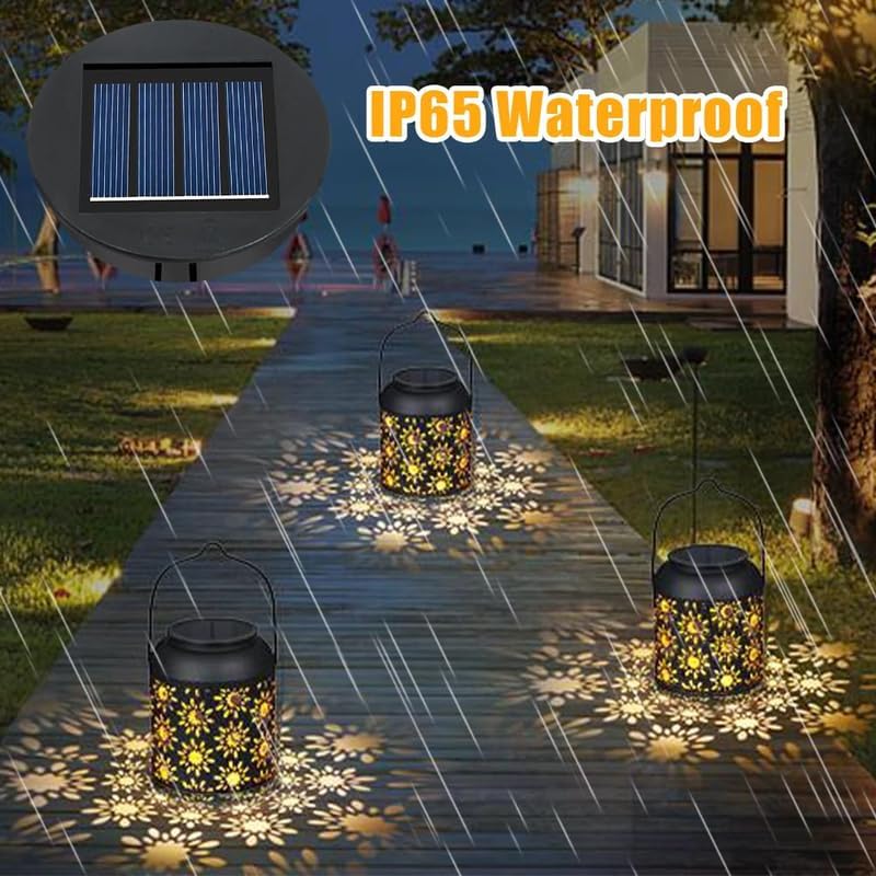 Kit De 6 Panneaux Solaires De Rechange Pour Lanternes – Diamètre 8 Cm – IP65 étanche – Pour Lampes Solaires Jardin