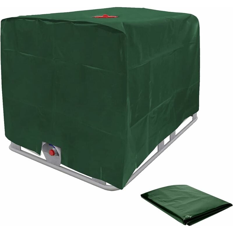 Pokrywa zbiornika na wodę 1000L do kontenera IBC, folia ochronna UV, 120*100*116 cm