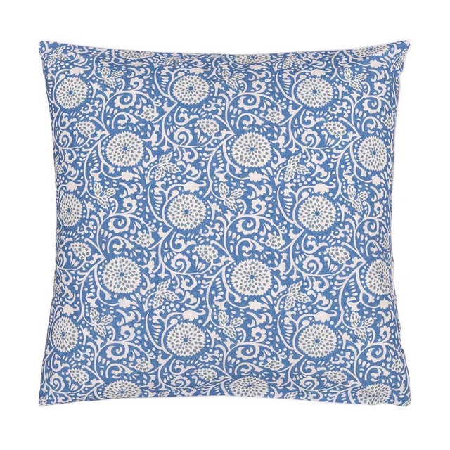 Taie d'oreiller imprimée en percale de coton, Shaqui Porcelain
