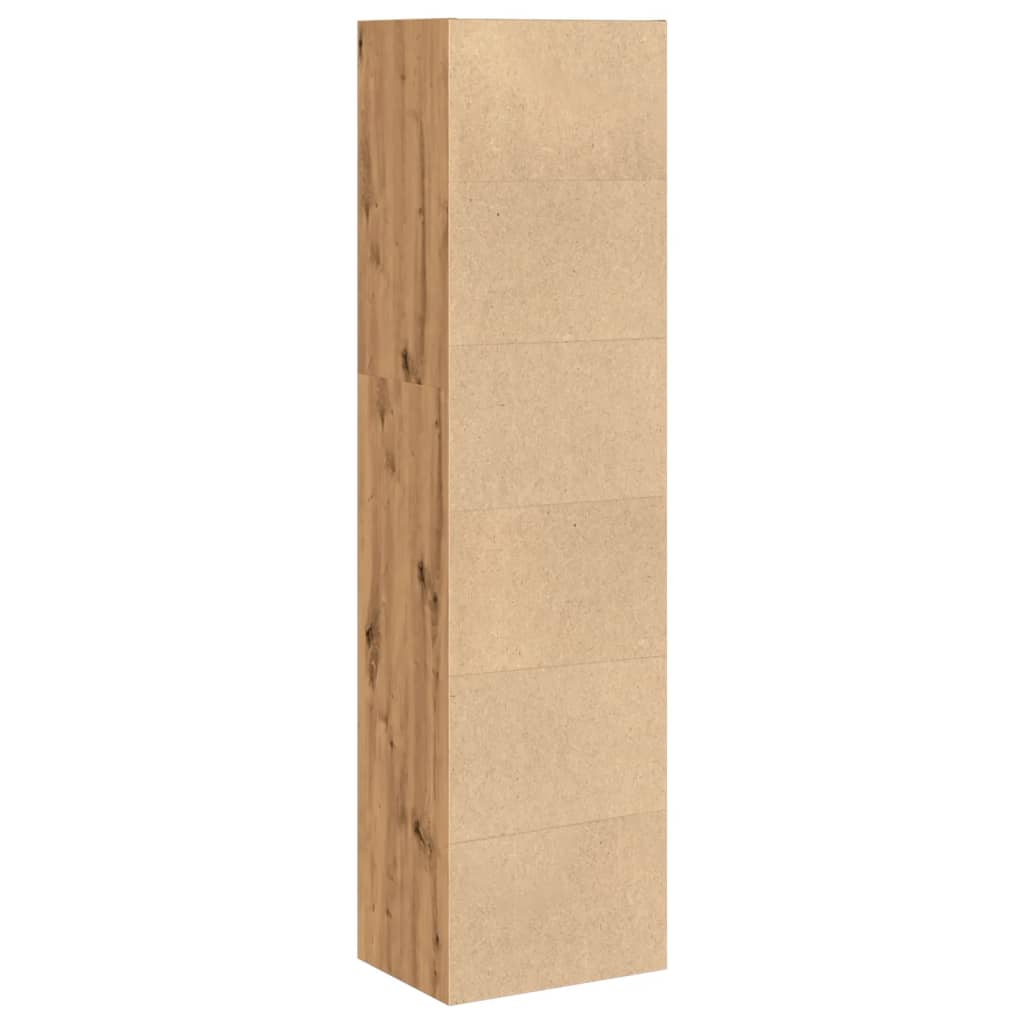 Bibliothèque pour Séjour en Bois Marron H. 30 x l. 40 x P. 30 cm - 6