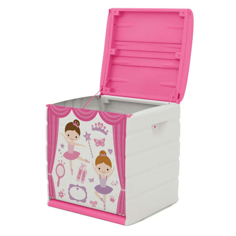 Kufer z żywicy Baleriny 61x60x53 cm i pojemność 190L