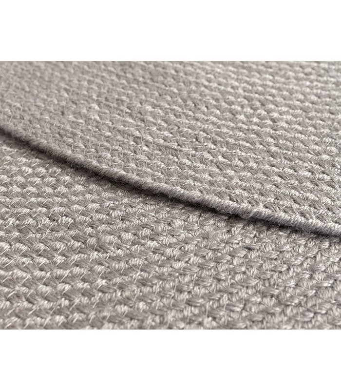 Alfombra Hamid Nansa Gris redonda para interior/exterior 120x120 - 8