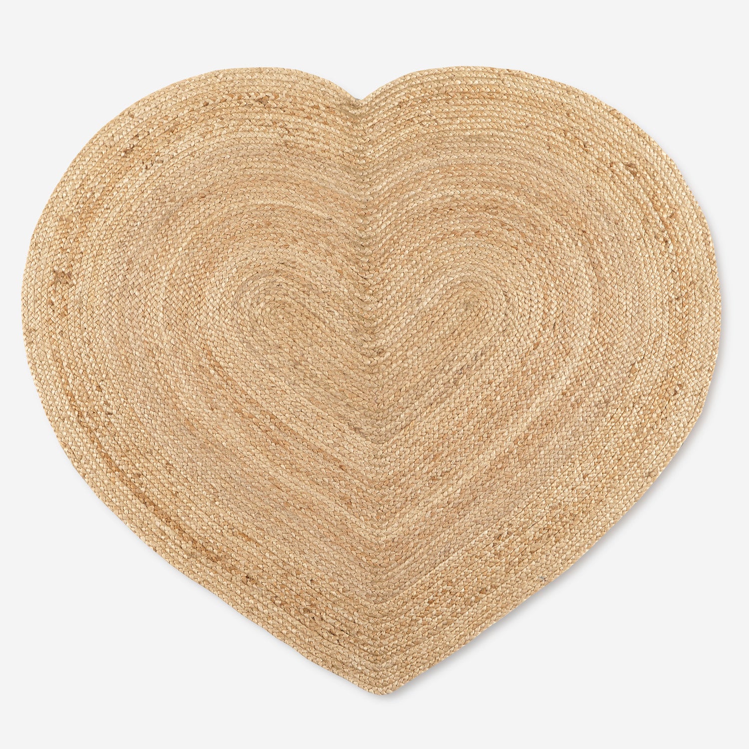 Podkładka stołowa serce 45x55 cm | Ręcznie wykonana z juty kolor naturalny