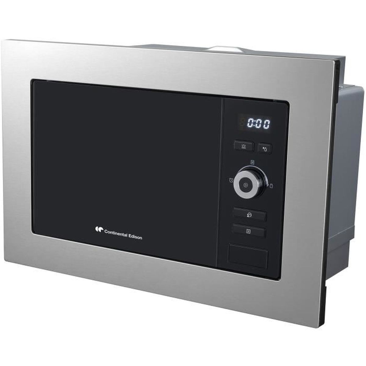 Four micro ondes encastrable gril 20L Continental Edison MO20IXEG inox LED - 3