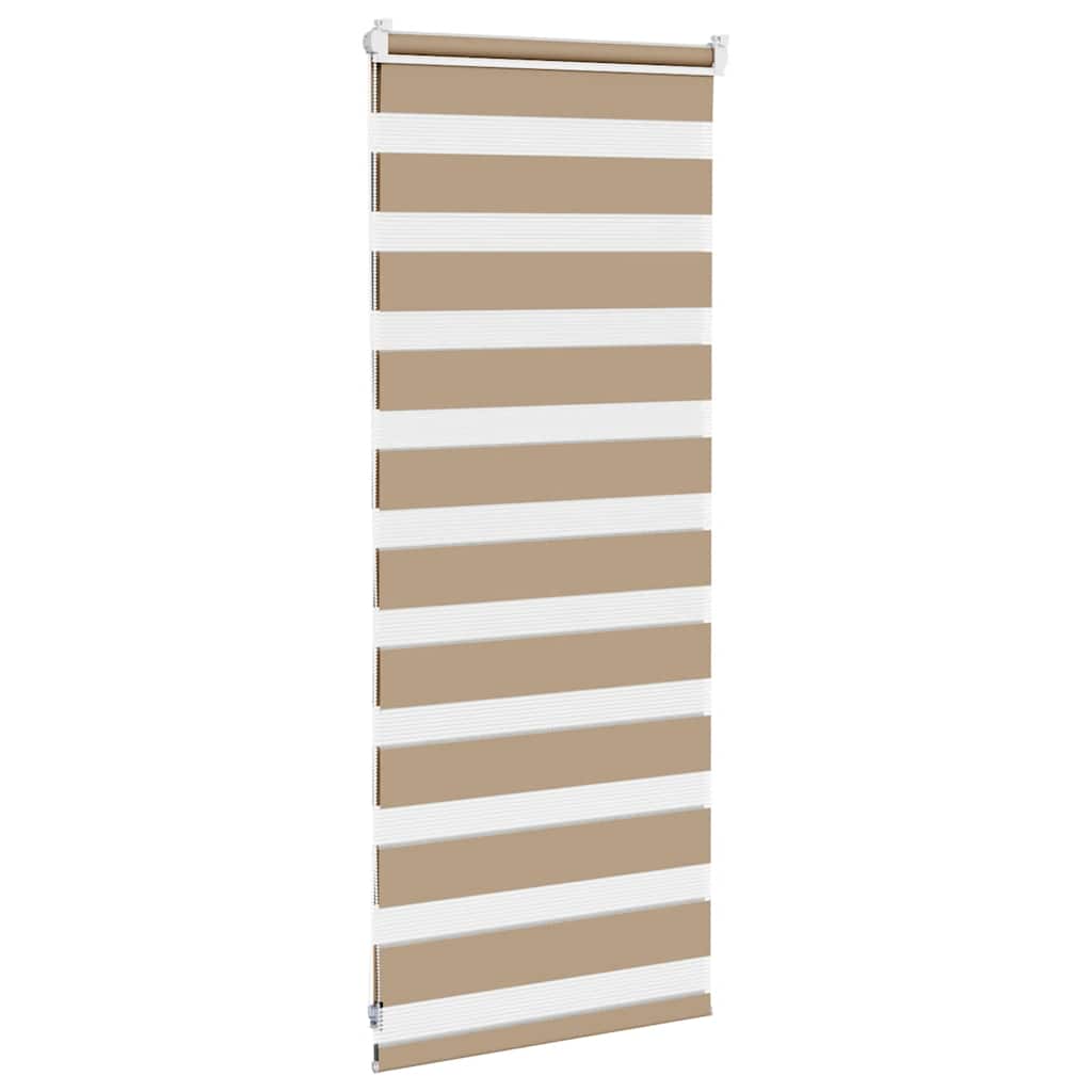 Store jour nuit - 100% polyester et aluminium - Marron sable - 65x100cm ...