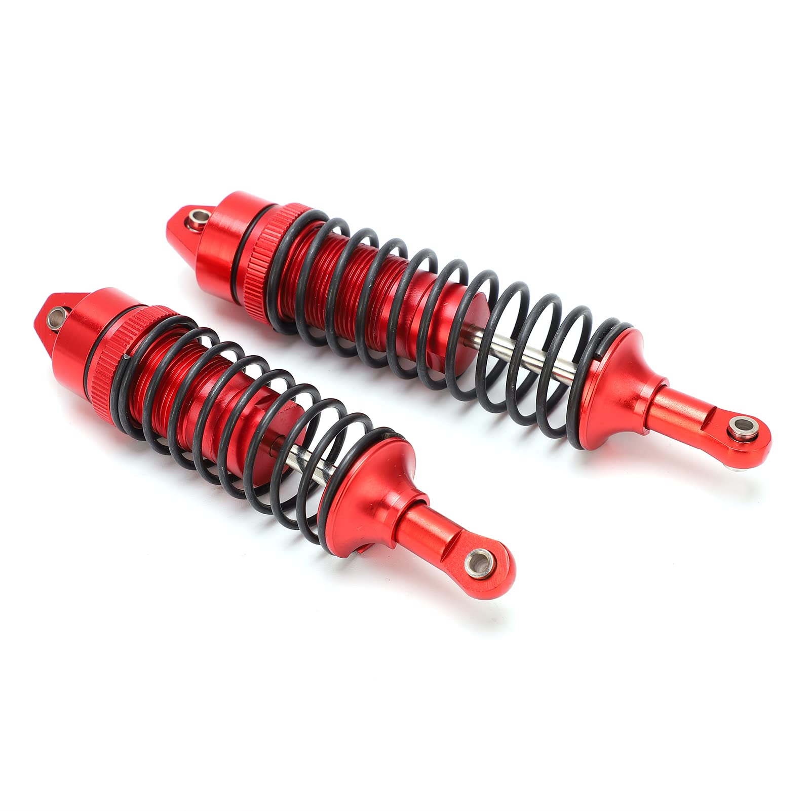 Set ammortizzatori anteriori posteriori per Traxxas Slash 4x4/Huanqi 727 Mountain Rat Truck (rosso) - 4