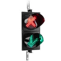 Feu De Signalisation LED Étanche IP67 Croix Rouge Flèche Verte - 4 Tailles 100/125/200/300mm 12V/24V