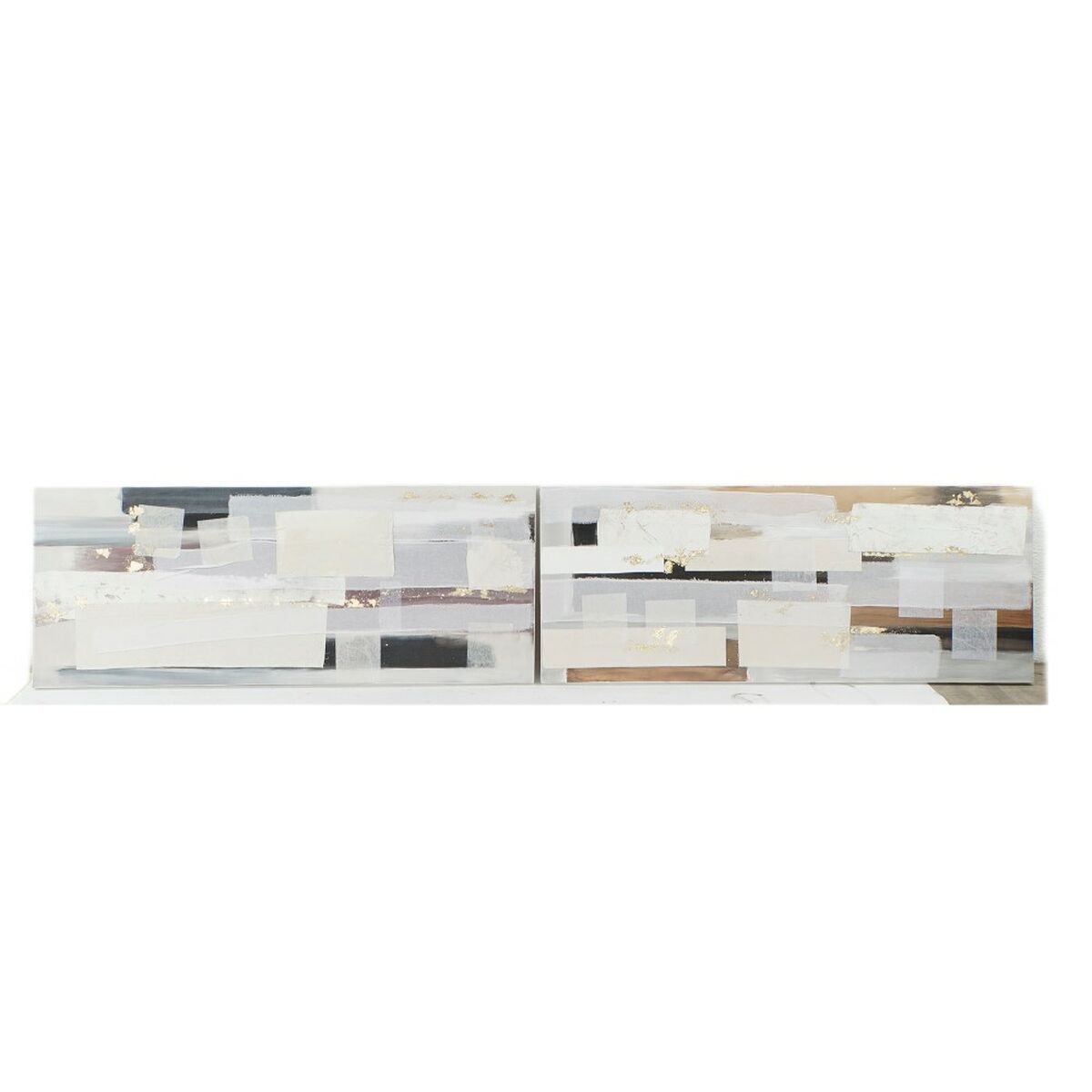 Cuadro dkd home decor 150 x 3,5 x 60 cm abstracto moderno (2 unidades)