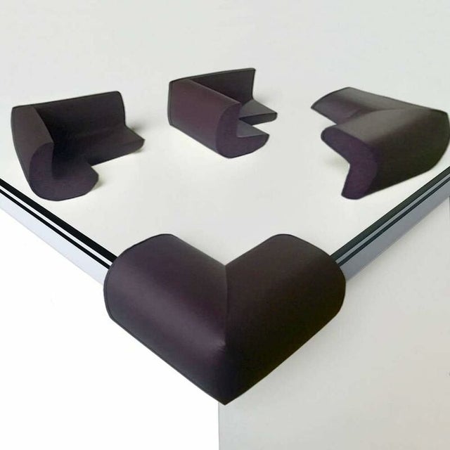[Lot de 8]Mousse Souple Protection Angle Sécurité Bébé Angle Droit Anti-Chocs Protege de Coins pour Tables et Tout Meubles Pointus