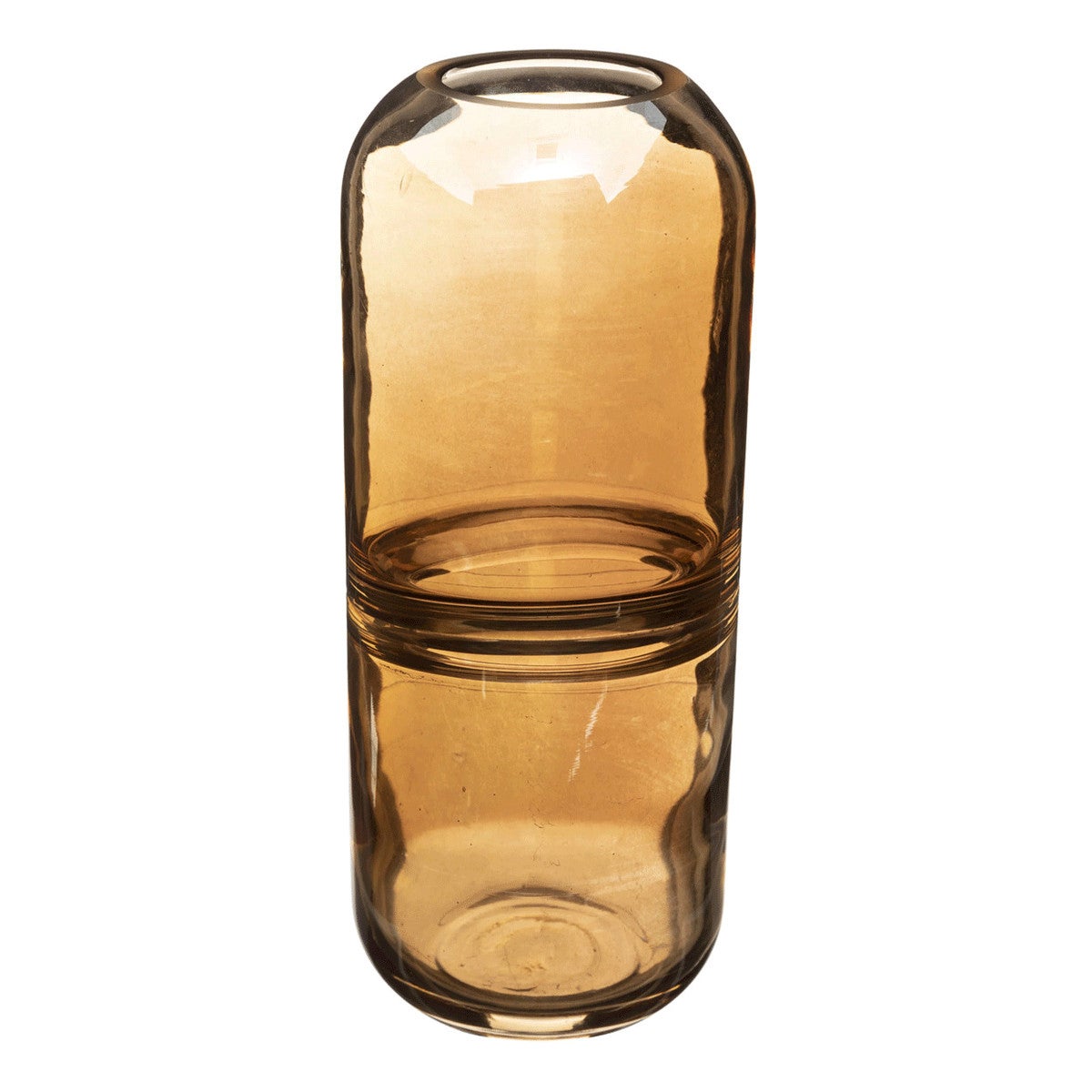 Vase Rond Design en Verre 