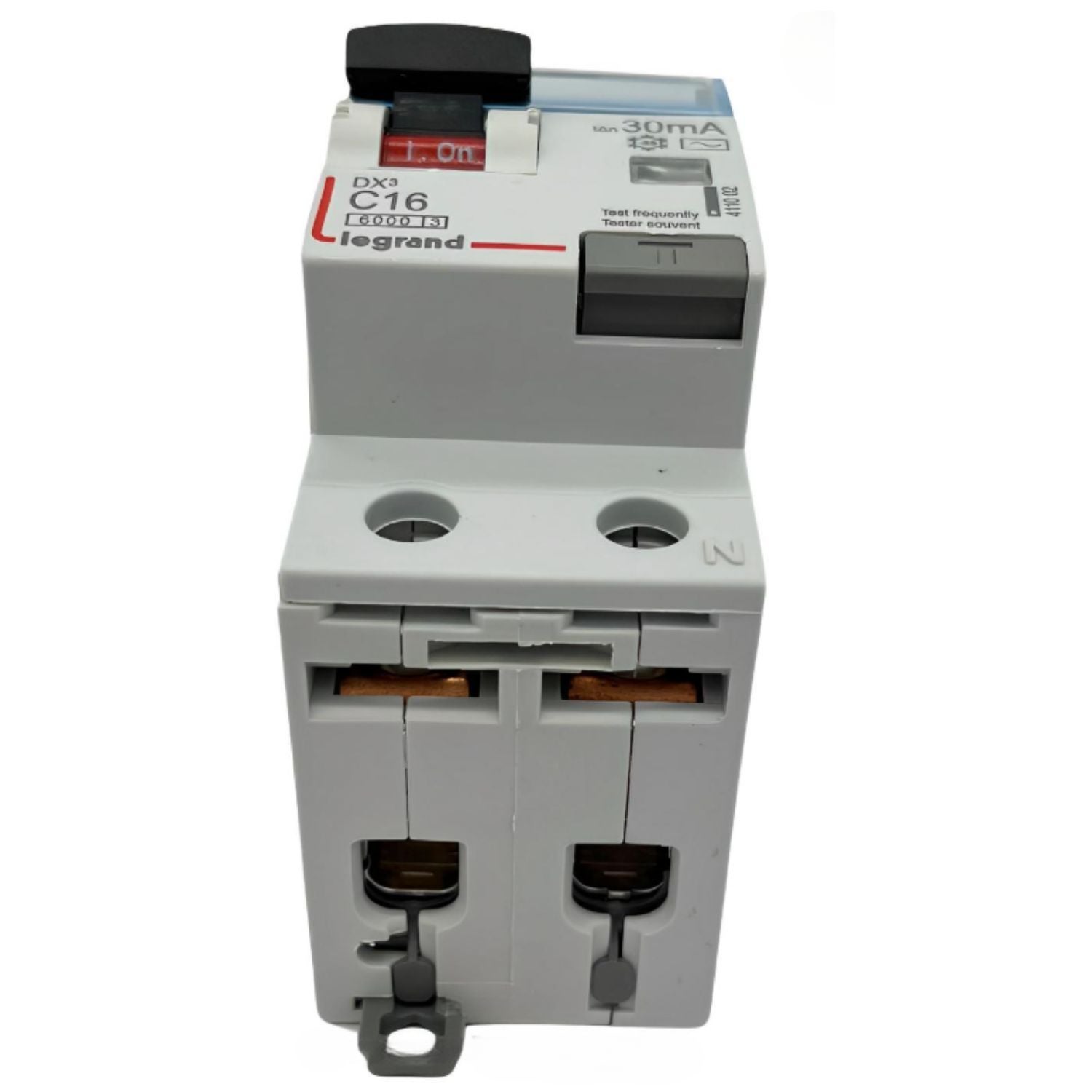 411002 Disjoncteur Différentiel 16a - 30ma - Type Ac - 1p+n - 2 Modules - Neutre à Droite - Auxiliarisable - Legrand - 4