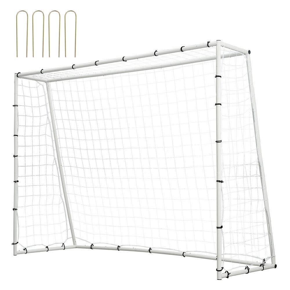 Fillet Structures Mur de football, mur de rebond à filet double et structure robuste, 2,4 ...