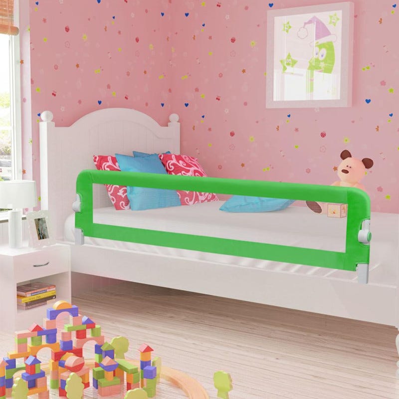 Sponda Letto Sicurezza Bambini - Rosa, 190x25 Cm, Tessuto Lavabile, Regolabile In Altezza - Foto 7