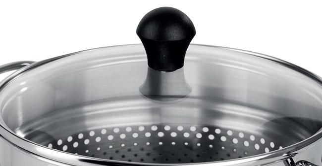 Lagostina Every - Casserole 22 Cm Avec 2 Poignées En Acier Inoxydable 18/10 - Fond Lagoseal Plus Casserole Durable Avec Garantie Lagostina Every - Casserole 22 Cm Avec 2 Poignées En Acier Inoxydable 18/10 - Fond Lagoseal Plus Casserole Durable Avec Garantie