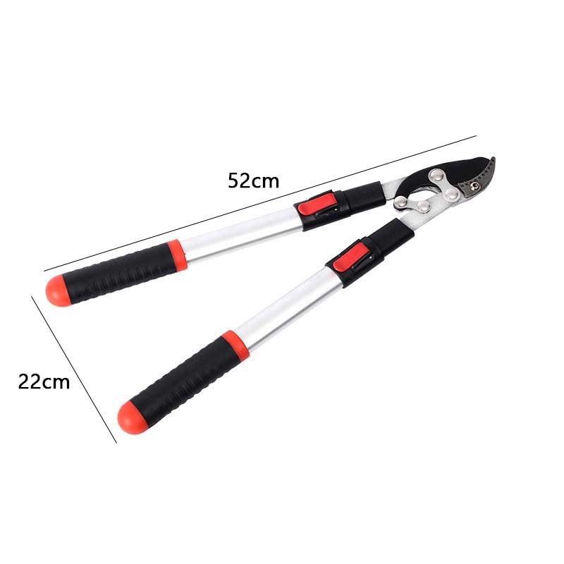 1PC Tesoura de poda profissional tipo bigorna, cortador de galhos pesado, lopper composto premium com cabo telescópico, lâmina SK5, jardim - 2