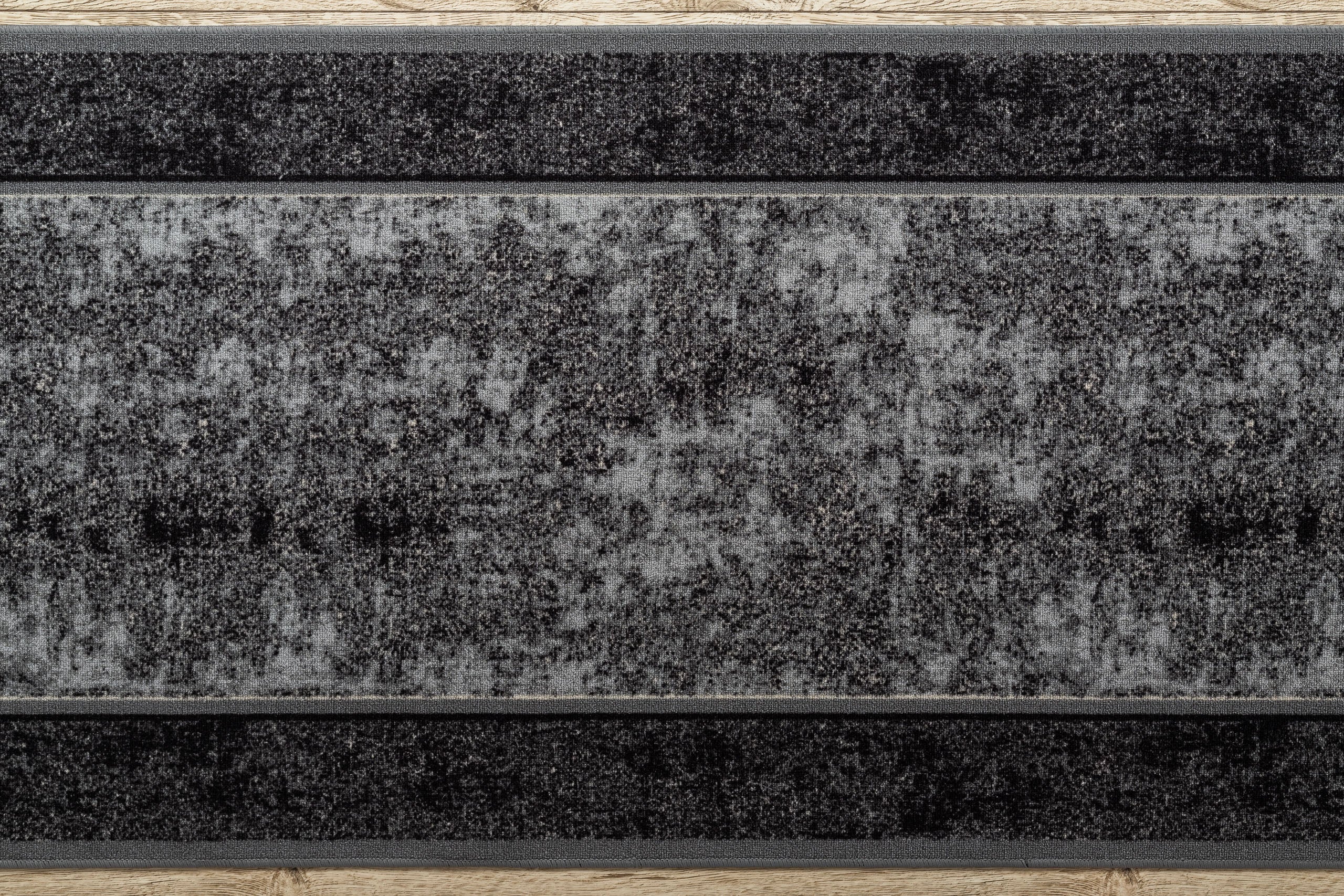 Alfombra de pasillo con refuerzo de goma 120 cm STARK gris 120x140 cm - 5