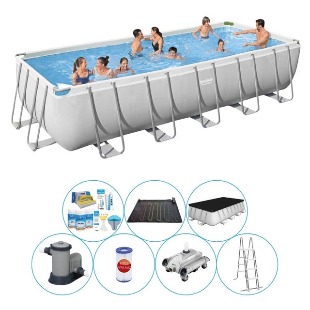 Deal de piscine - Bestway Power Steel Rectangulaire 640x274x132 cm