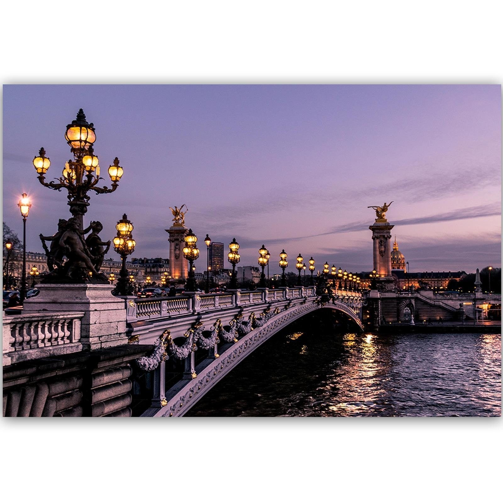 Tableau pont de bois alexandre II - 120 x 80 cm - 2