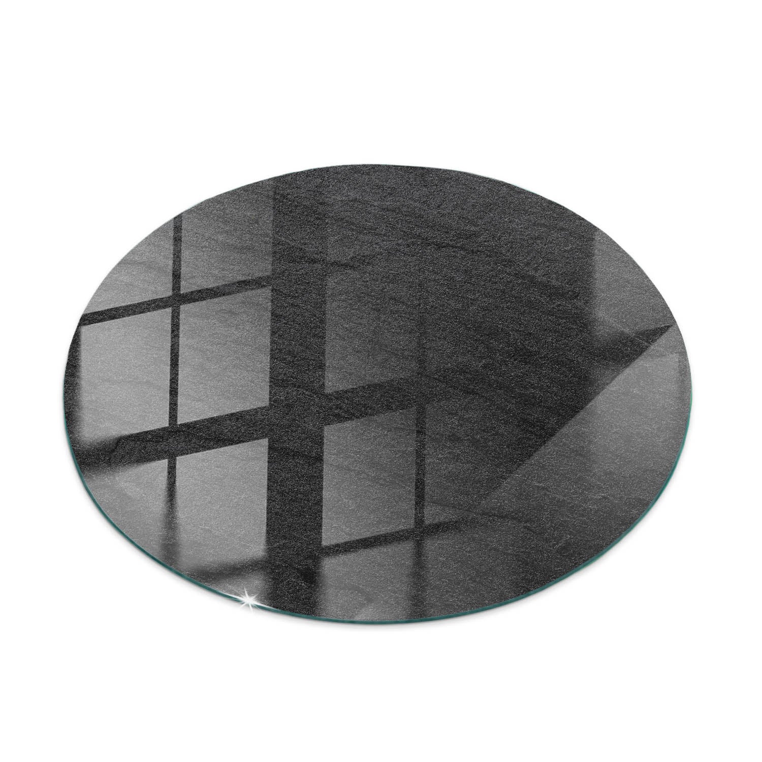 Płyta na blat stołu, dekoracyjne, do salonu, do kuchni | kwadrat | Tekstura kamienia naturalnego | fi70