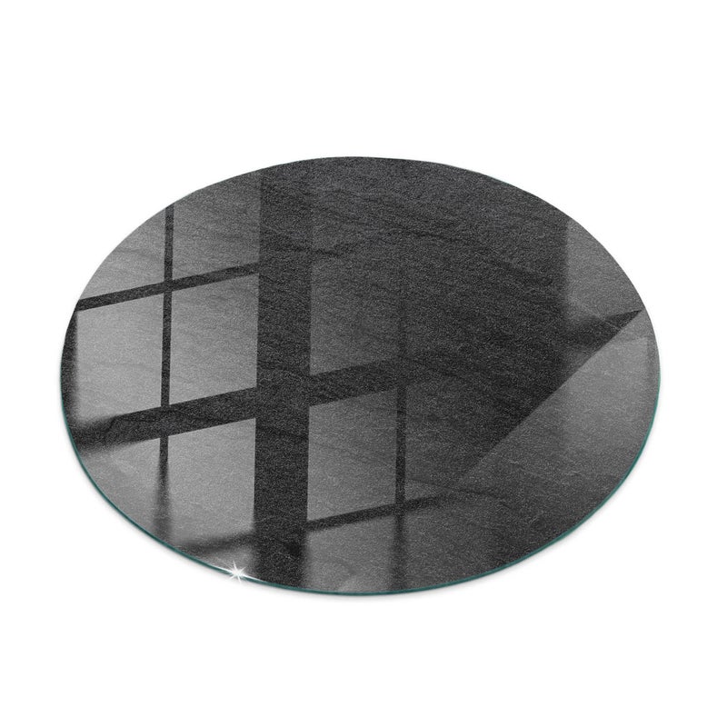 Płyta na blat stołu, dekoracyjne, do salonu, do kuchni | kwadrat | Tekstura kamienia naturalnego | fi70