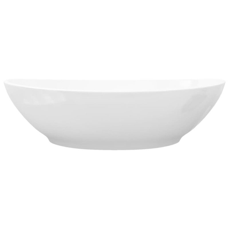 Lavabo en forme ovale Céramique 40 x 33 cm Blanc - 5