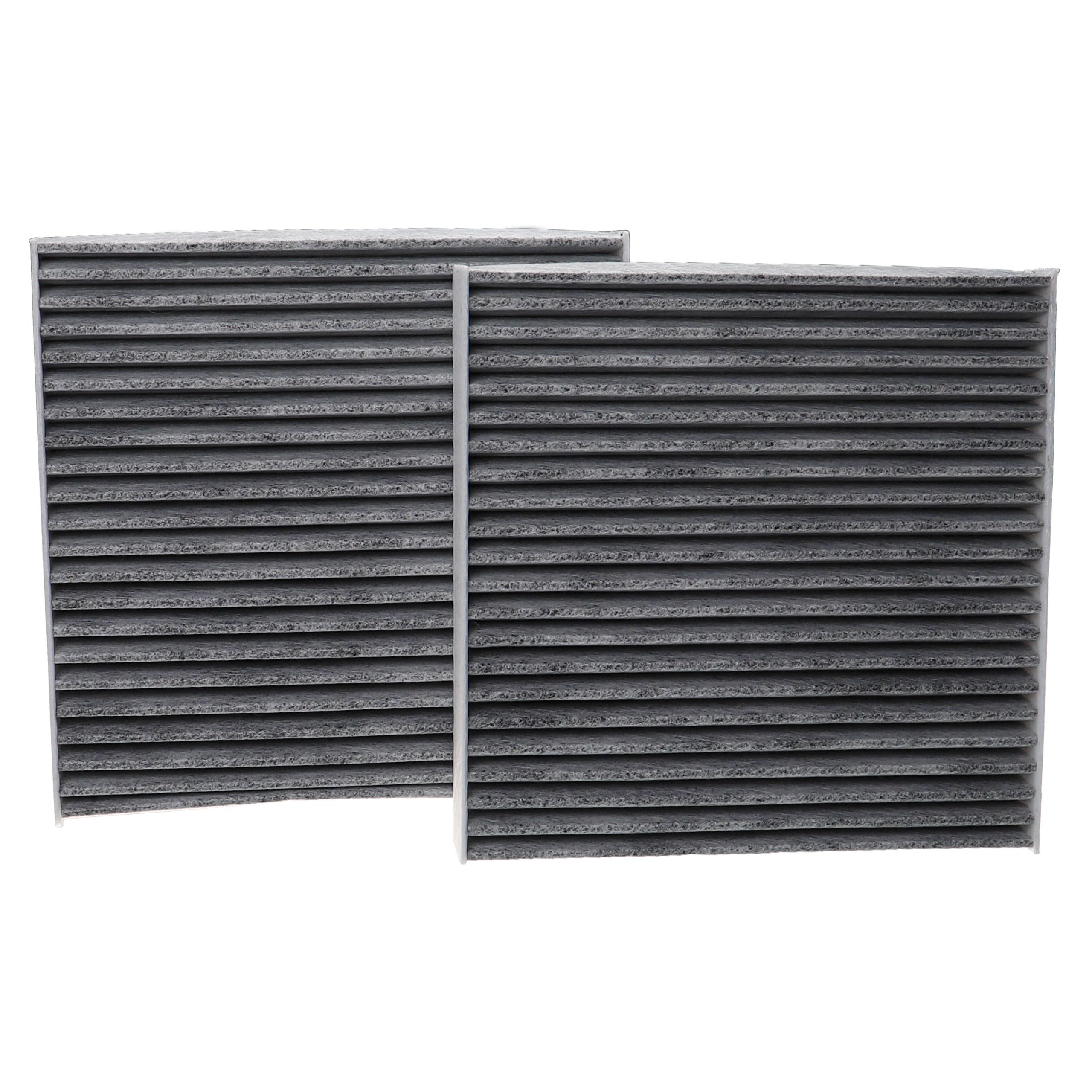 Vhbw 2x Filtres d'habitacle charbon actif remplacement pour Mann-Filter ...