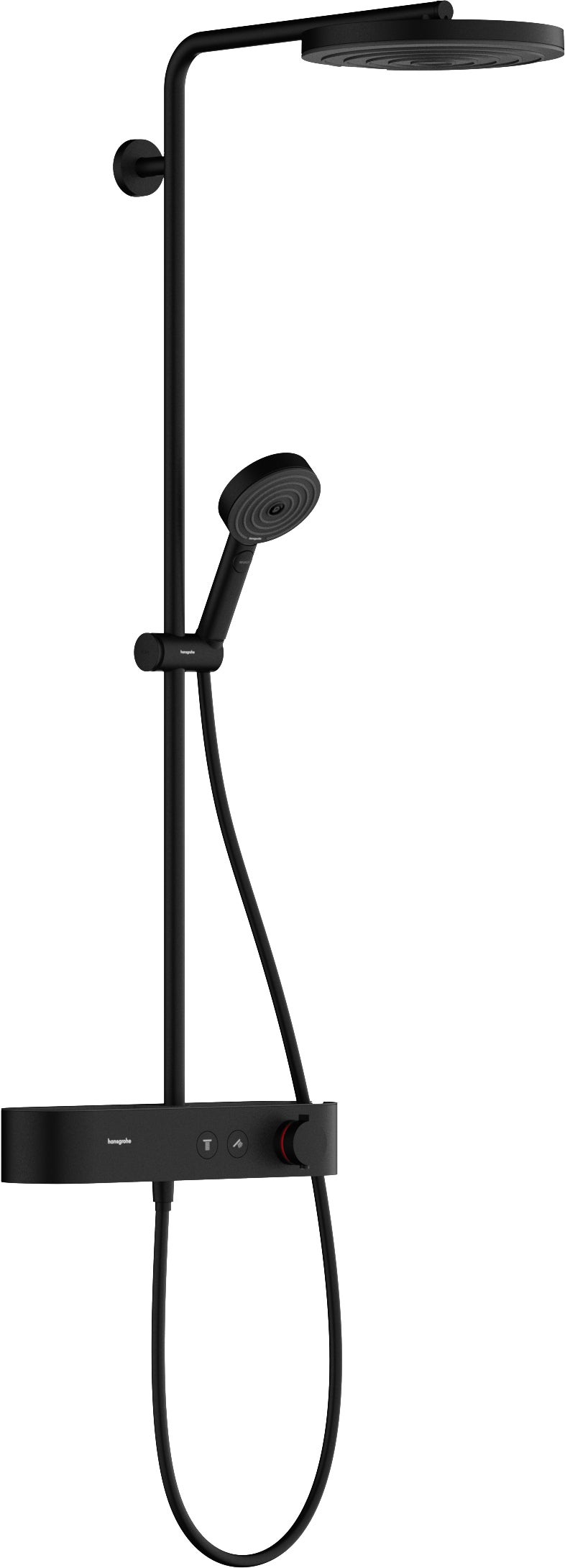 Hansgrohe Pulsify Select S Kit Douche Éco 9L/min – Pommeau 105 3 Jets PowderRain + Barre 65 Cm Chromé – Économie D'Eau & Bien-être