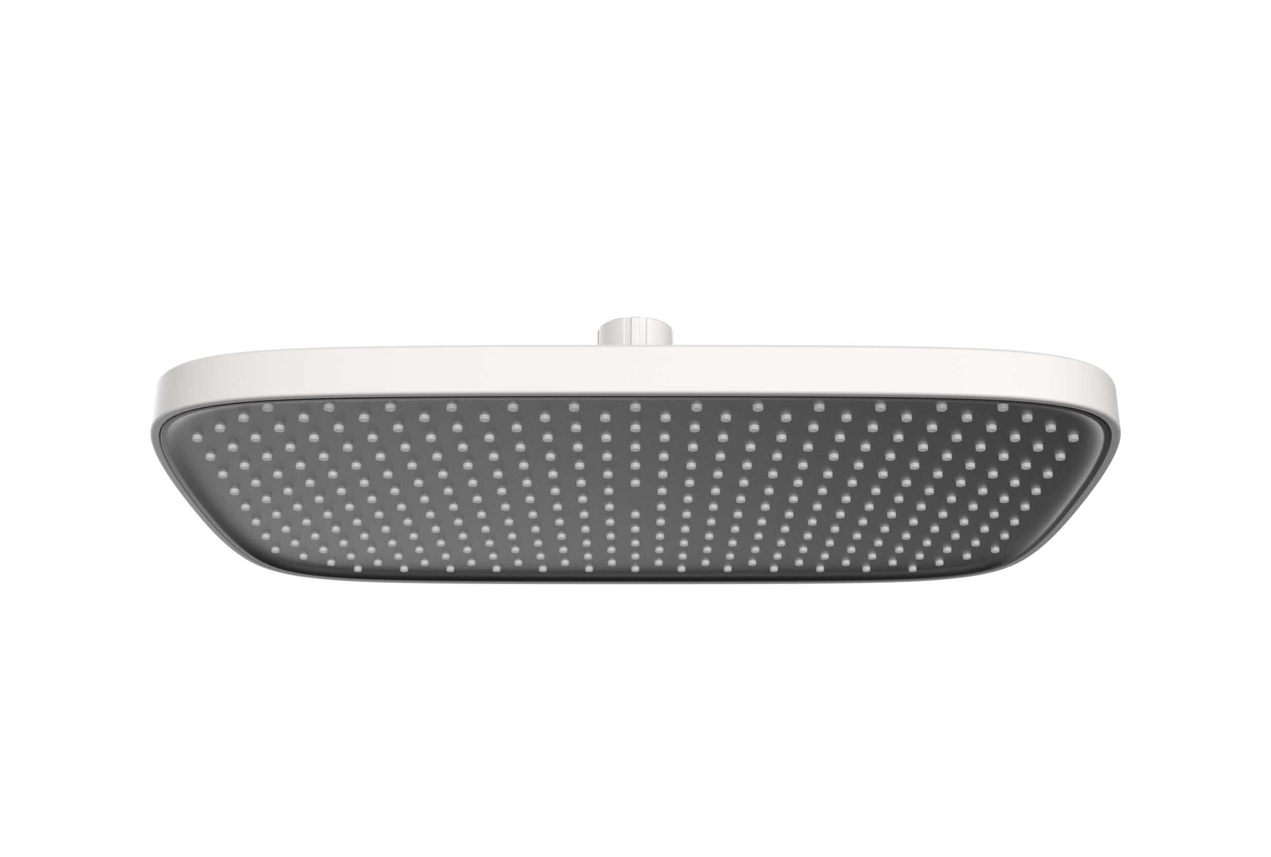 Bernstein Deszczownica D2201E 30x21 cm system antywapienny biała/czarny mat