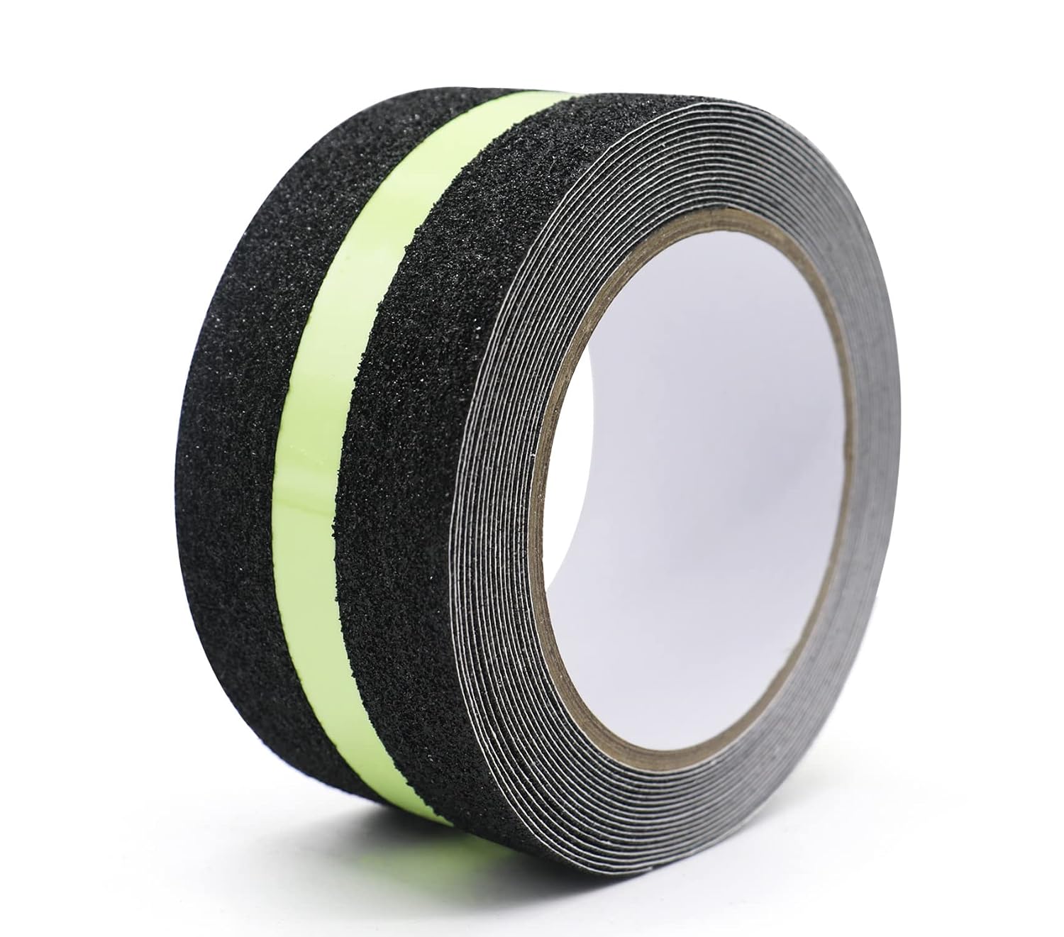 Ruban Antidérapant Phosphorescent, Lot de 2 - 5 cm x 10 m, Noir avec ...