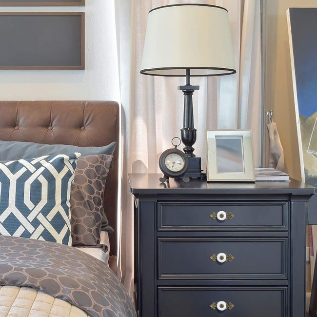 6 Pomelli Per Mobili In Alluminio Oro - Rotondi, Con Viti, Per Cassetti E Armadi, Diametro 3 Cm - Foto 5