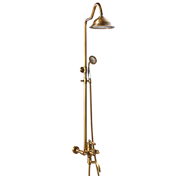 Colonne De Douche Dorée Vintage | Escale Douche