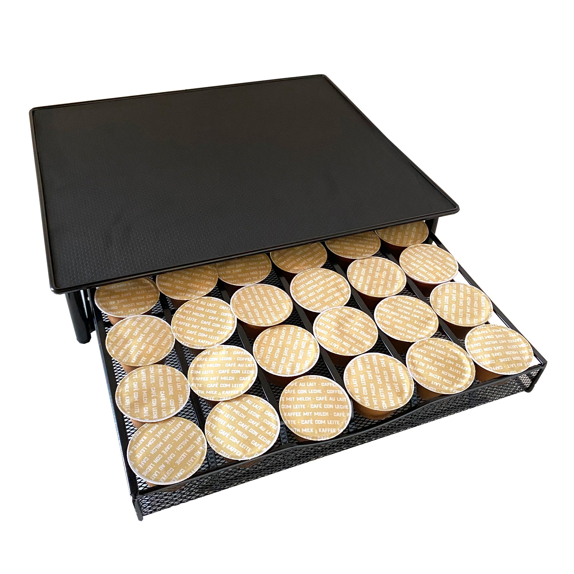 Soporte Organizador Cápsulas Dolce Gusto | Nyana Home | Capacidad 36 Capsulas | Cubierta Metálica | Soporte Metálico | Bandeja Mallada - 4