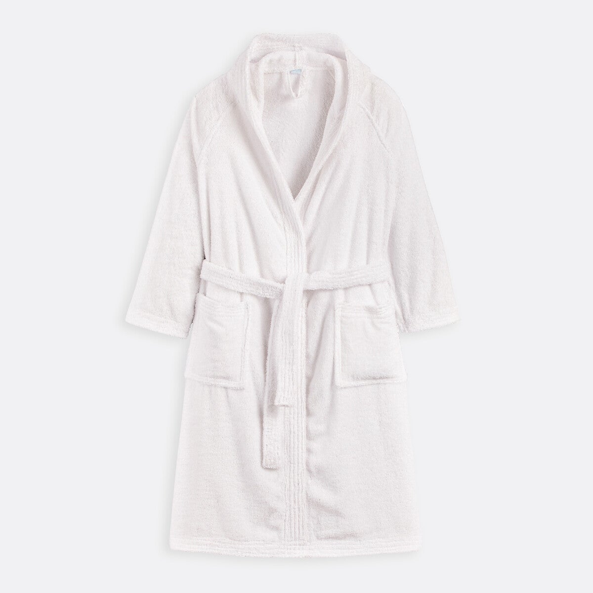 Peignoir Capuche éponge Bouclette 450 G/m2, Haxel - Blanc - 50/52